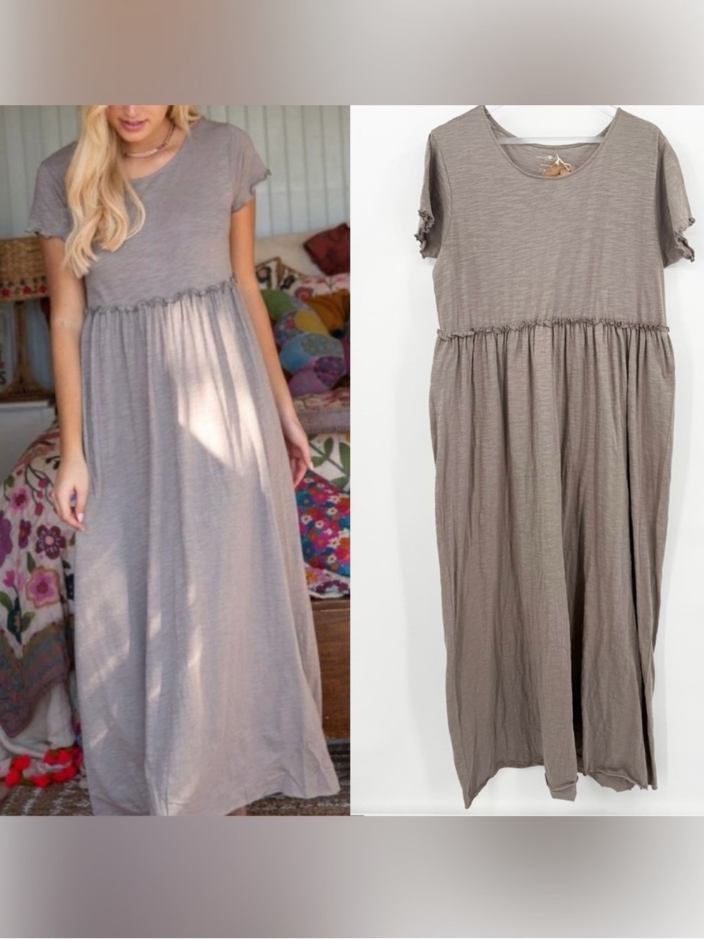 Natural Life Cotton Maxi Dress Size Large